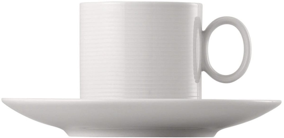 Thomas 11900-800001-18842 Starter Set 16 Pieces. (4 Breakfast, Food And Soup Plates Each 4 Handle Cups) Loft White