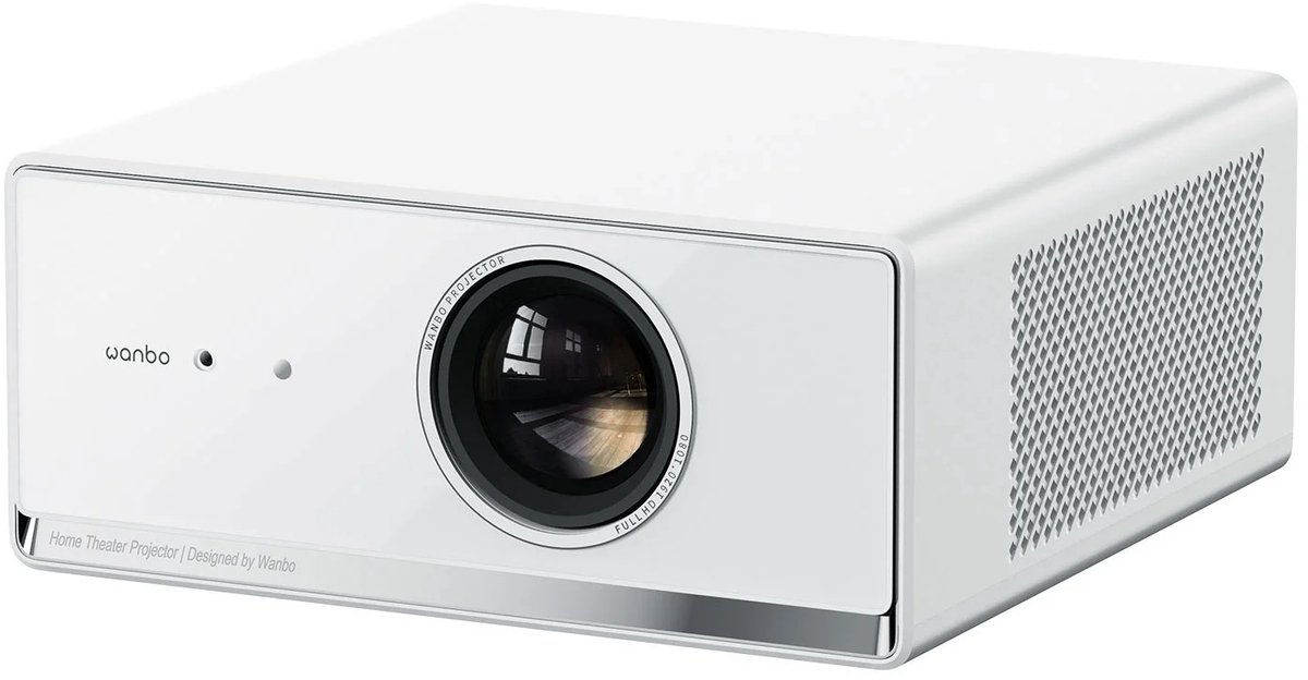 Wanbo X5 Air – Full HD Projector – 1100 ANSI lumen – Android TV – Ingebouwde Chromecast – Autofocus & Auto Keystone – Bluetooth & WiFi – Krachtige Stereo Speakers – Compact Design