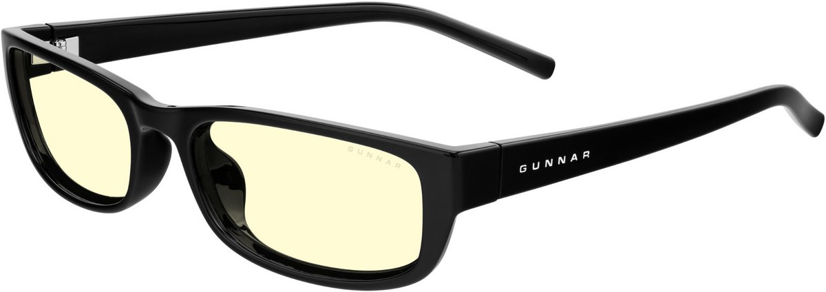 GUNNAR - ELIN Gaming Bril - Computerbril - Blauw Licht Bril - Blue Light Glasses 0.2 Sterkte - Onyx - Amber