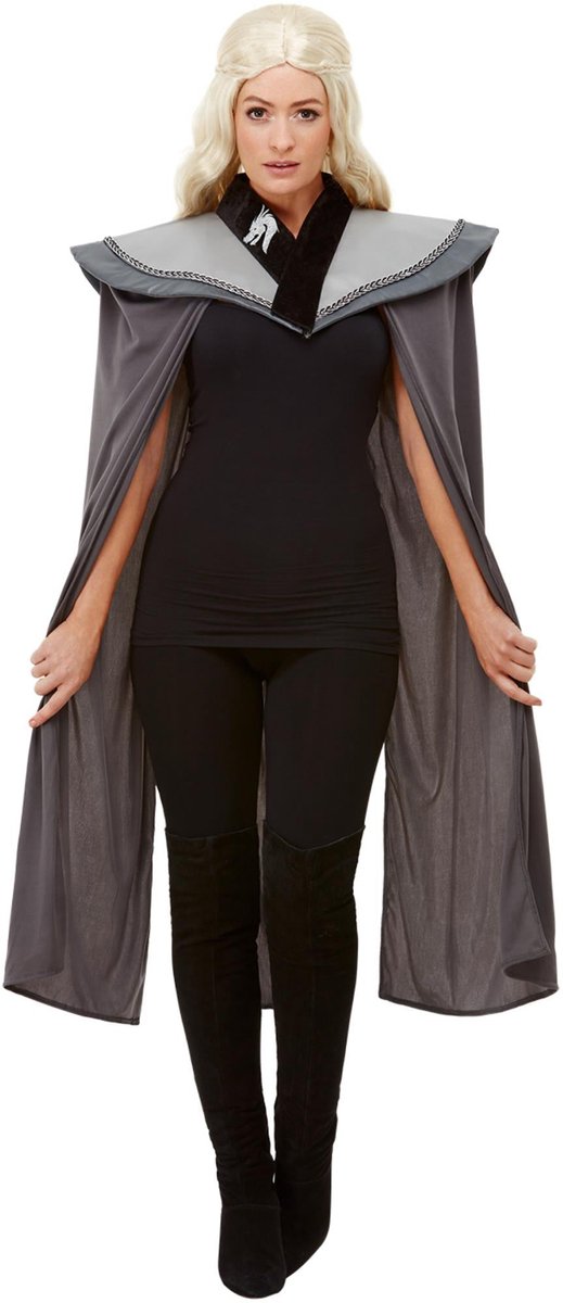 Smiffys - Medieval Cape - Grijs
