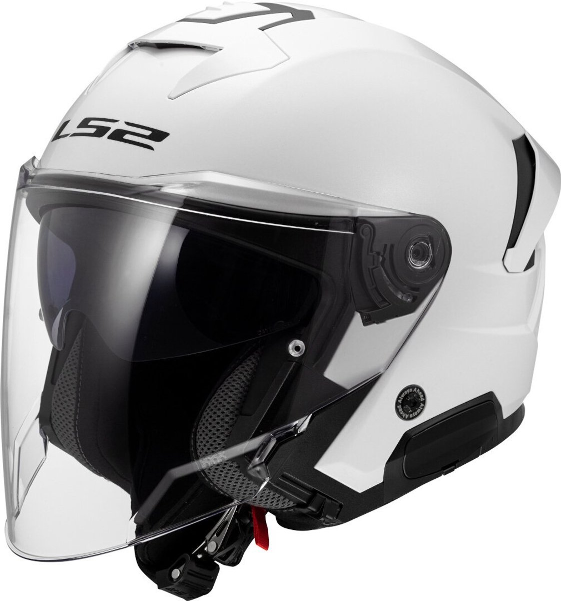 LS2 OF618 Verso II Solid Wit Jethelm - Helm