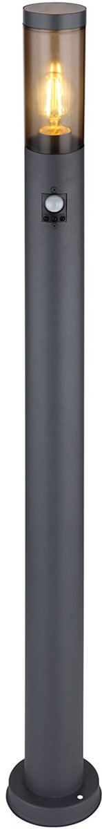Globo vloerlamp Boston - antraciet - metaal - 12,7 cm - E27 fitting - 3159SAS