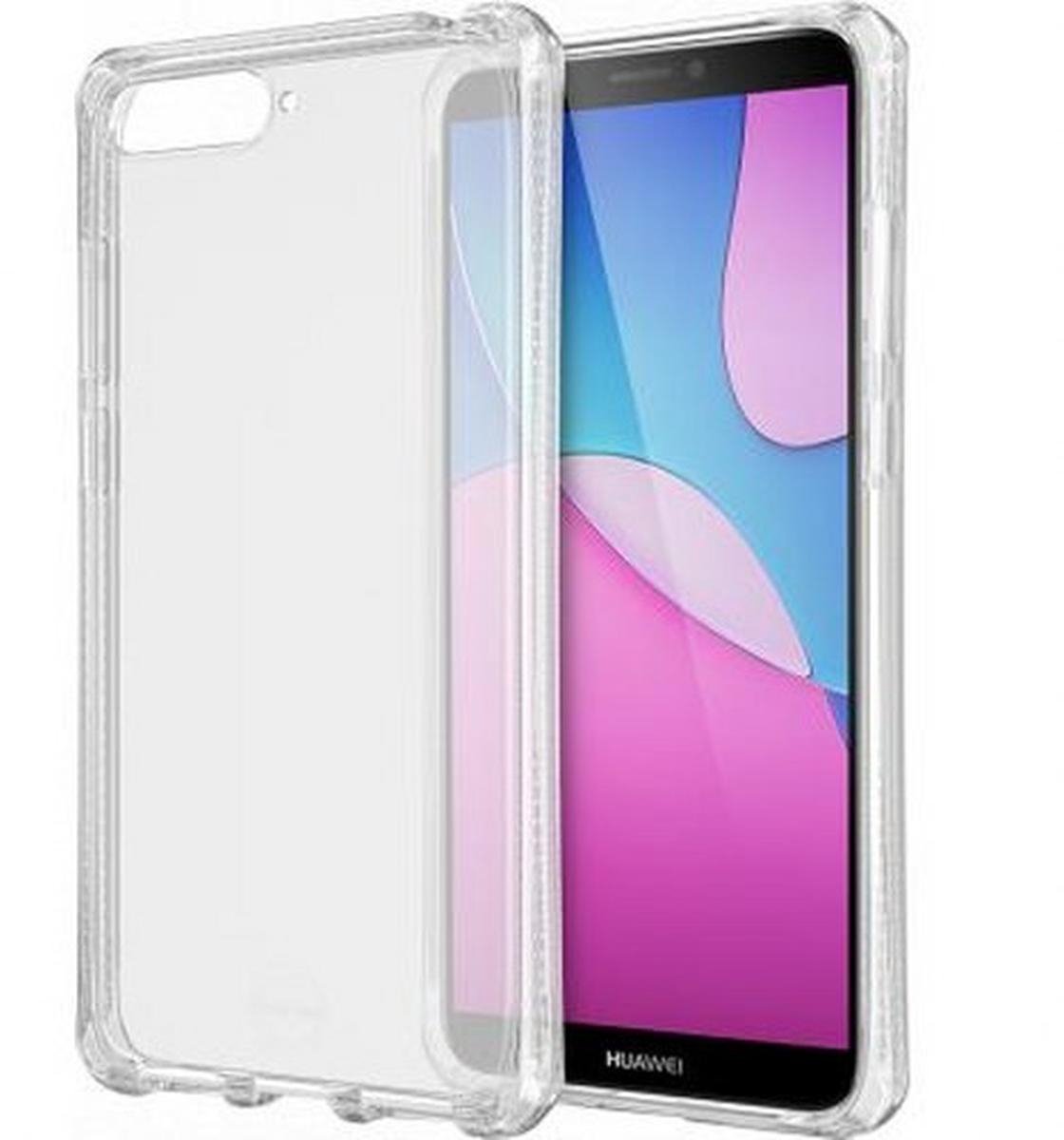 Itskins, Hoesje geschikt voor Huawei Y6 2018 - Spectrum Series Semi-hardcase, Transparant