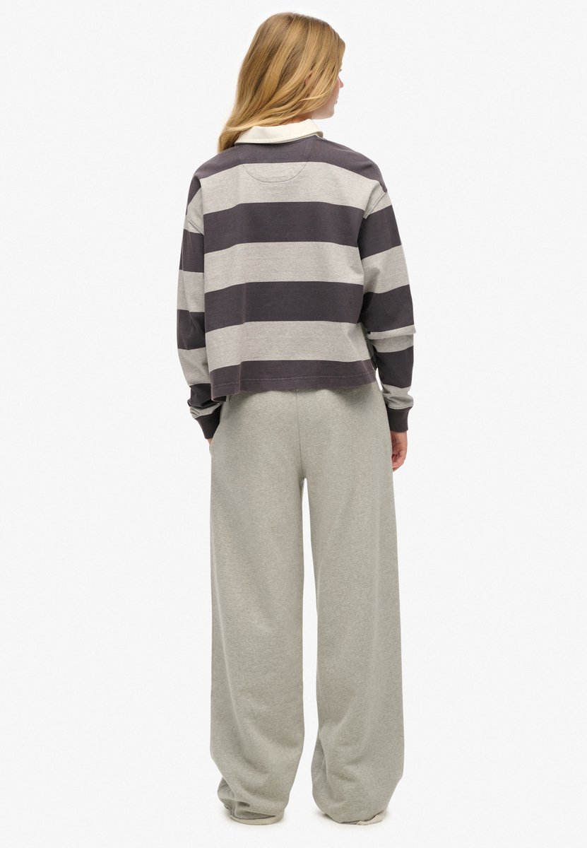 Superdry Athletic Essentials joggingbroek met wijde pijpen Dames Broeken Grijs