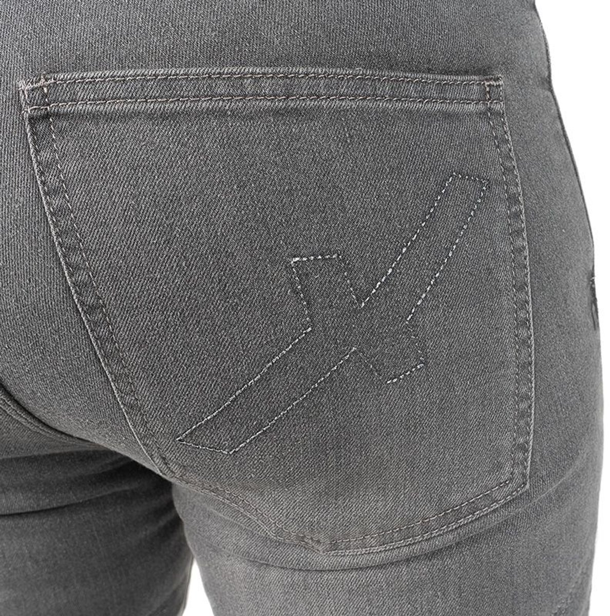DXR Motorjeans - Kaptor - Grijs - XXXL – foto 3