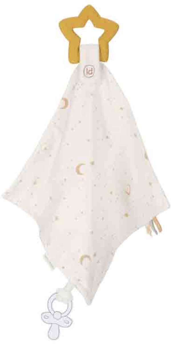 Little Dutch Knuffeldoekje met bijtring Newborn Naturals van Little Dutch — afbeelding 3