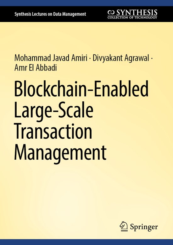 Synthesis Lectures on Data Management- Blockchain-Enabled La ... - cover