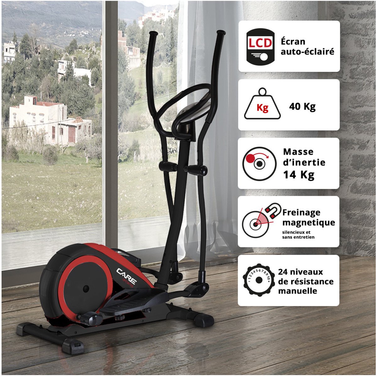 Afbeelding 3 van Crosstrainer CARE Sportis