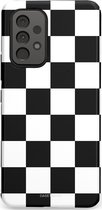 Casetastic Hoesje Geschikt voor Samsung A53 - Stijlvolle Beschermende Duo-layer Case - Schaak