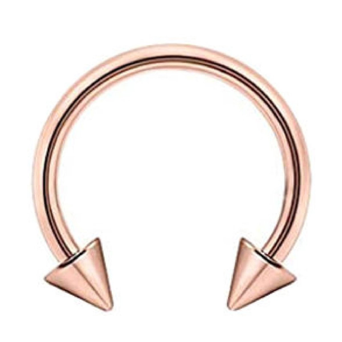 Piercing - Rosegoudkleurig - Septum | Barbell | Spike