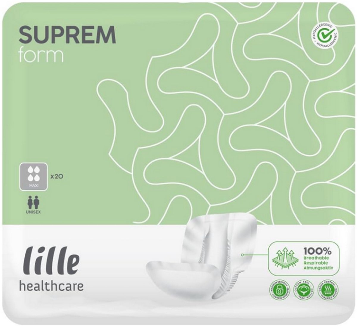 Lille Suprem Form Maxi - 8 pakken van 20 stuks