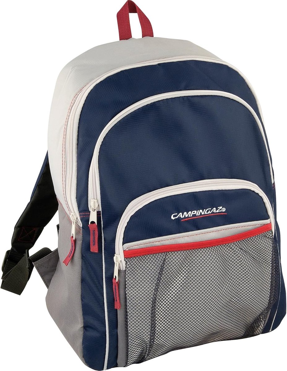Koeltas Rugzak voor Camping en Dagtochten - Blauw/Grijs, 42 x 31 x 13 cm