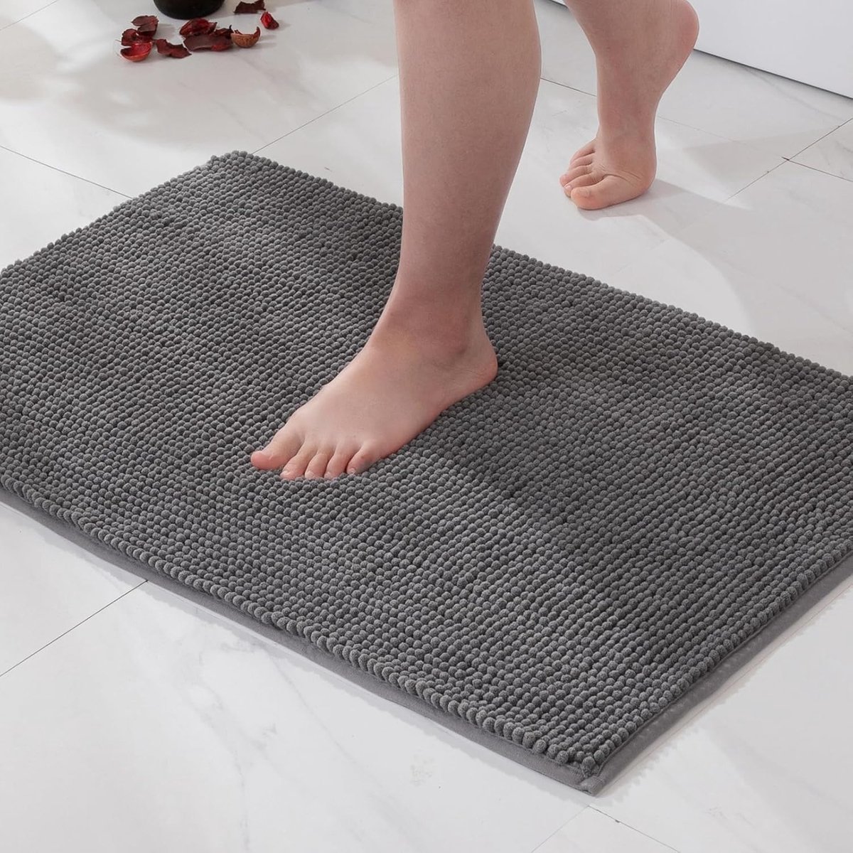 Zachte Antislip Badmat 60 x 90 cm - Hoog Absorberend en Machinewasbaar