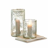 Tensquare Glazen cilinder zonder bodem voor kaarsen, orkaankaarsenhouder van glas, grote open buis, van borosilicaatglas, diameter 7,5 cm/8,5 cm/9,5 cm ( 9,5 cm, H 20,3 cm