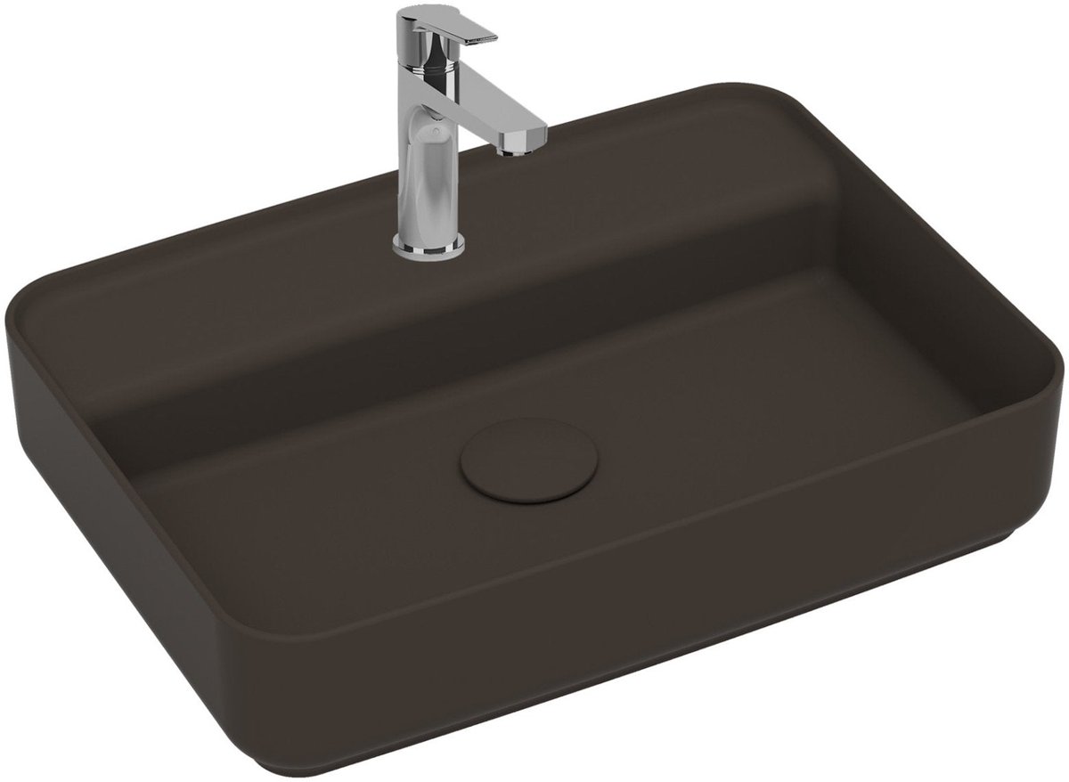 Isvea Infinity Wastafel Rechthoekig - Taupe
