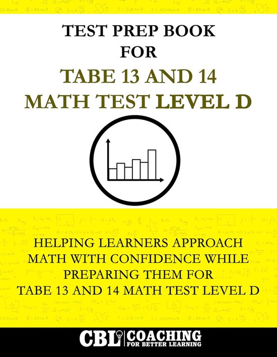 Test Prep Book for TABE 13 and 14 Math Test Level D - cover