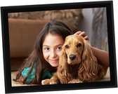 Bol.com 15 Inch 1920x1080P Digitale Foto Frame met WiFi - Groot Display voor Foto's en Afbeeldingen - Automatisch Aan/Uit en Del... aanbieding