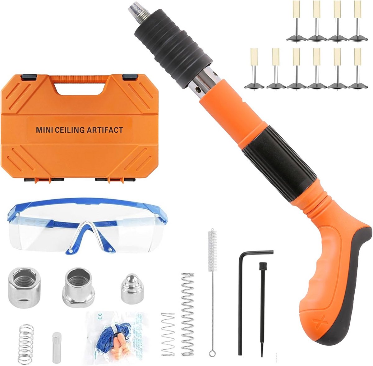 Handmatig Betonnen Nagelpistool - Mini Hamerpistool voor Cement en Houtbewerking met 200 Spijkers
