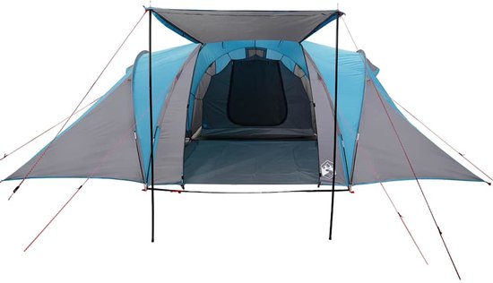 vidaXL Koepeltent - 6-persoons - Waterdicht - Blauw Kampeervakantie - Tent Kopen - Familie Tent - Koepeltent - Zes Persoons Tent van Vidaxl — afbeelding 3