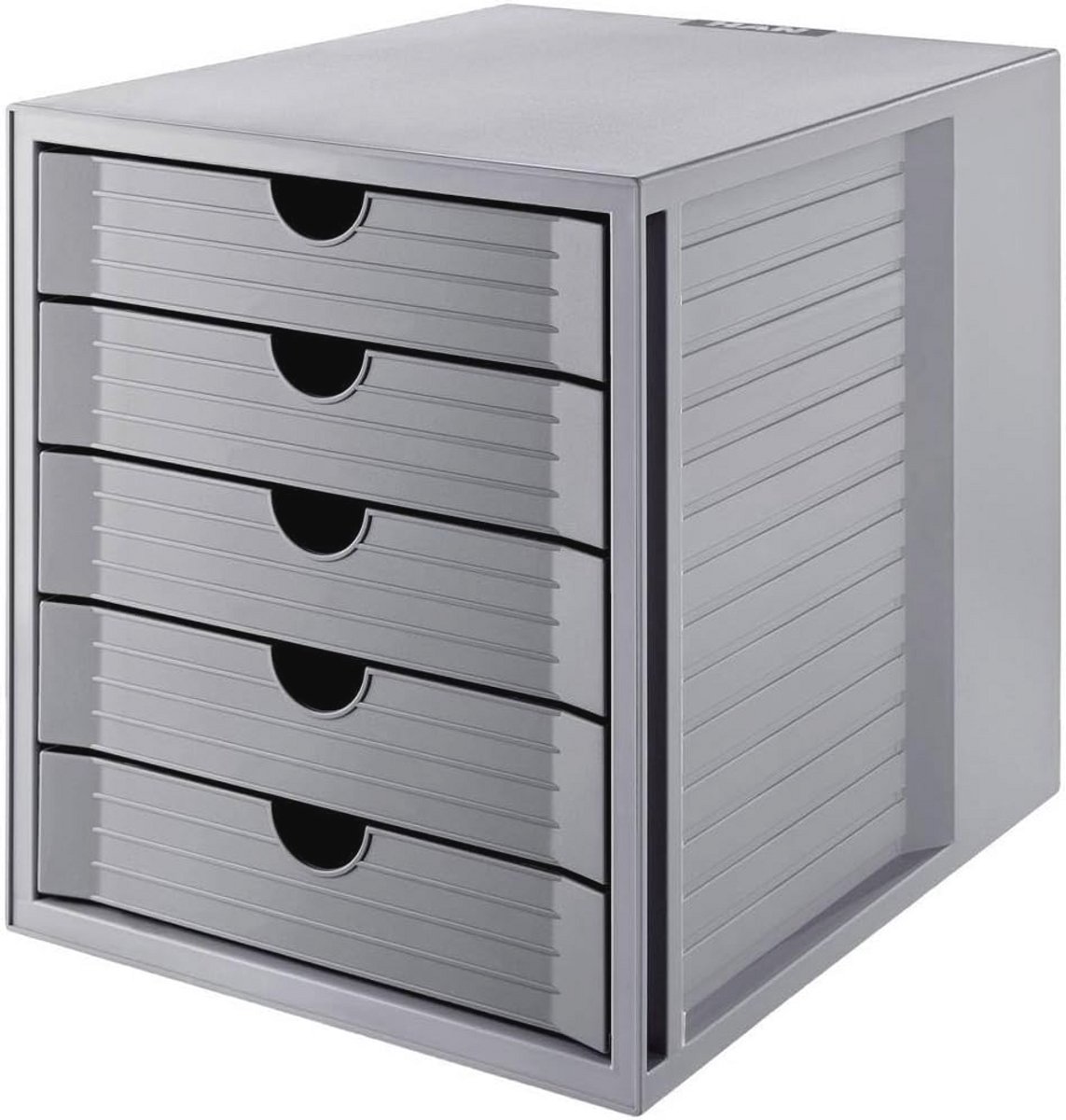 Ladebox met 5 Sluitlades - 80% Gerecycled Kunststof, Organizer voor Bureau of Kast