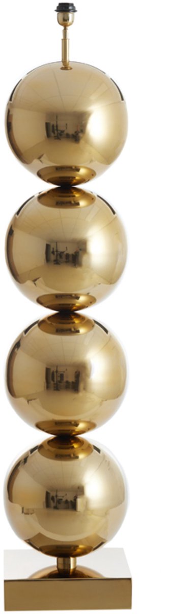 Bol.com Light & Living Vloerlamp Lovis 137cm hoog - Goud aanbieding