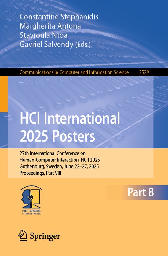 Communications in Computer and Information Science2529- HCI  ... - cover