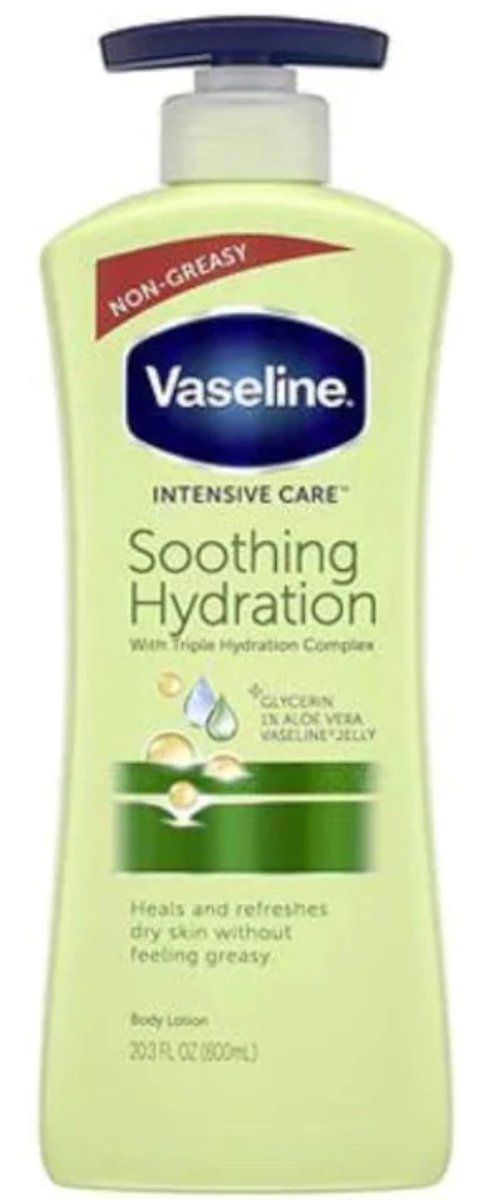 Vaseline Bodylotion Soothing Hydration 600 ml met pomp