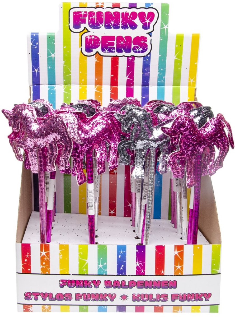 Duckiez Balpen Glitter Eenhoorn - 1 stuk