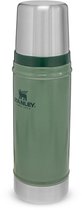 Bouteille thermos classique Stanley The Legendary - 470 ml - Acier inoxydable / Vert