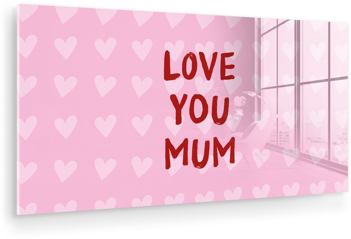 Love - Quote - Moeder - Rood