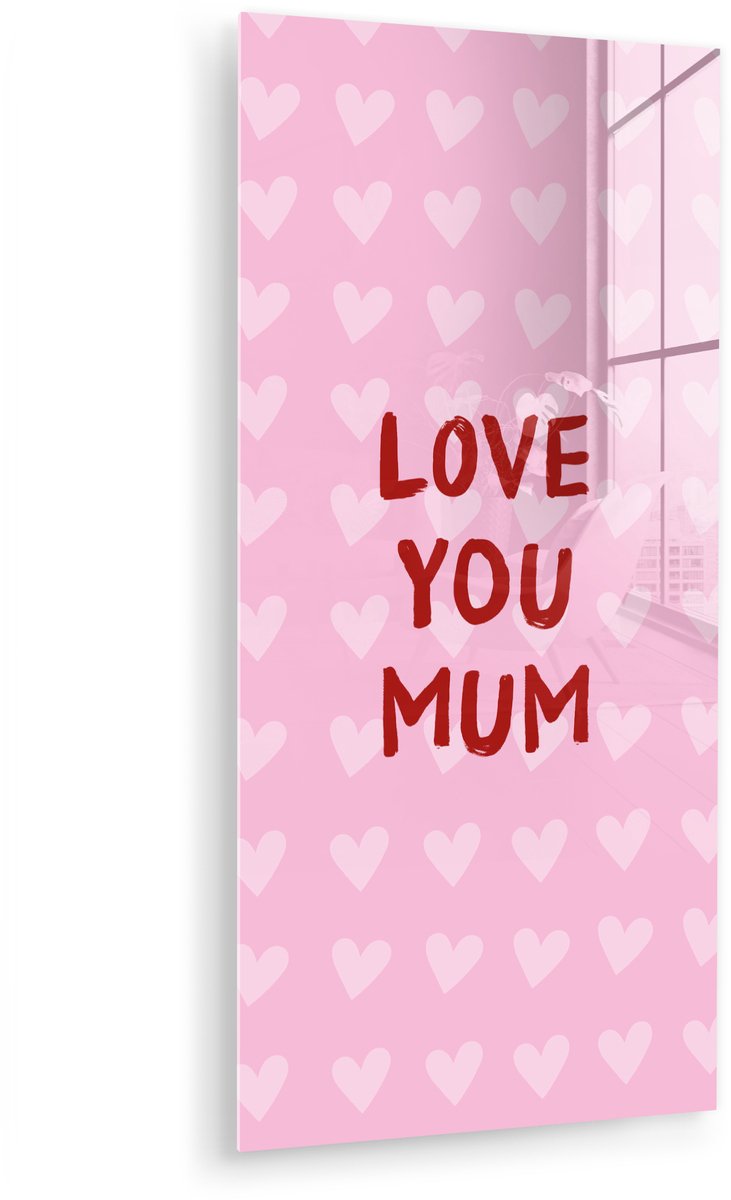 Love - Quote - Moeder - Rood