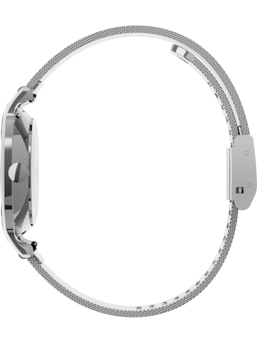 Timex Transcend™ Quartz Analoog Horloge Silber Case: 100% Laag Lood Messing | Armband: 100% Roestvrij Staal 31 mm TW2U92900AJ