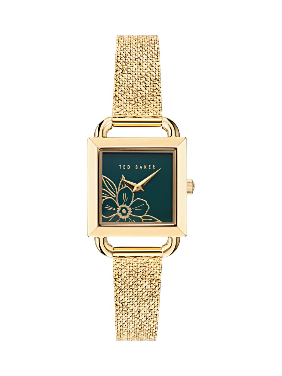 Ted Baker Taliah Kwarts Analoog Horloge Goud Case: 100% Roestvrij Staal | Armband: 100% Mesh-Materiaal 28 mm BKPTAS406W0, BKPTAS407W0