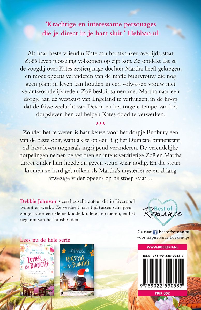 Duincafé 3 - Thuis in het Duincafé - back cover