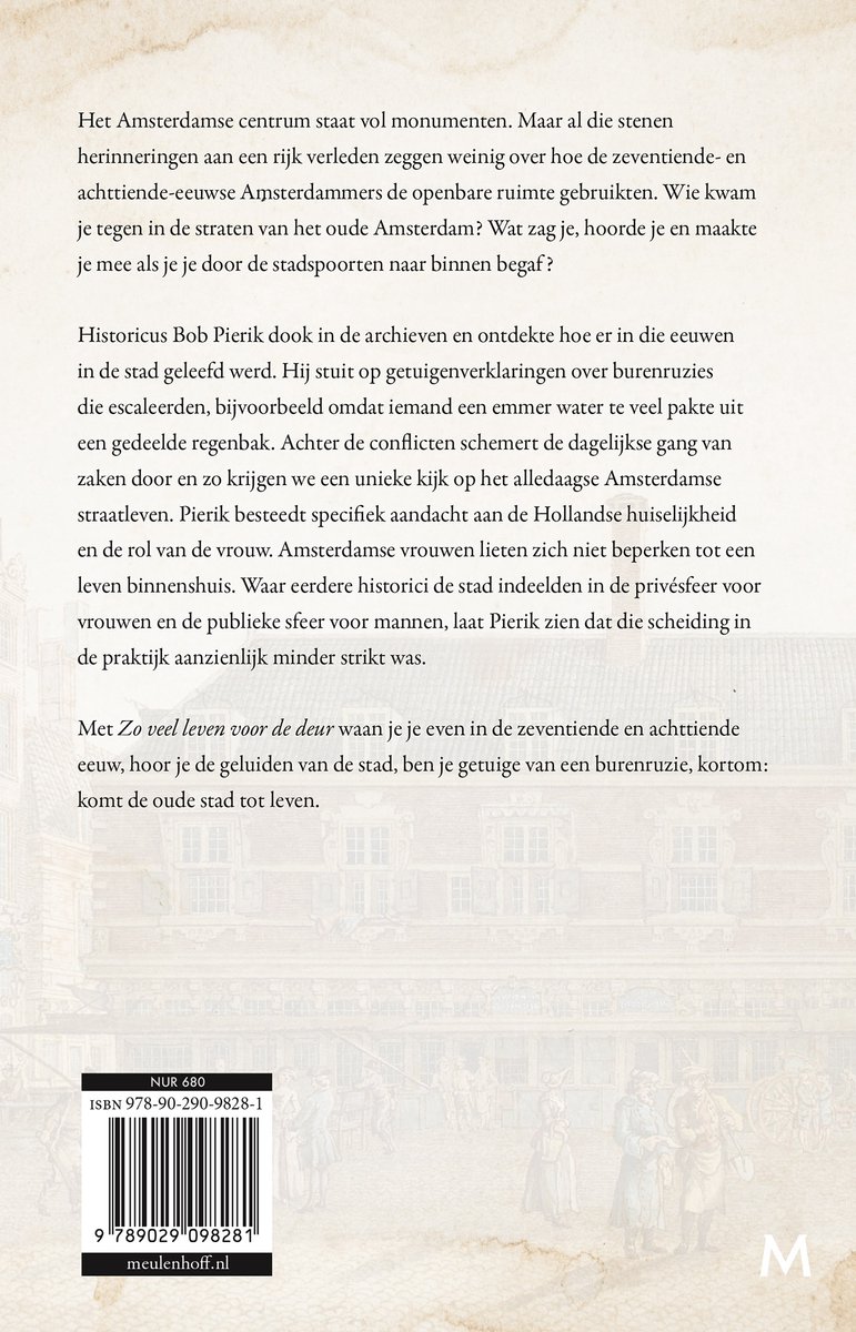 Zo veel leven voor de deur - back cover