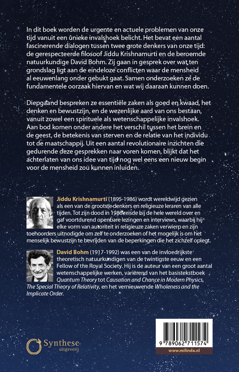 Het einde van tijd - back cover