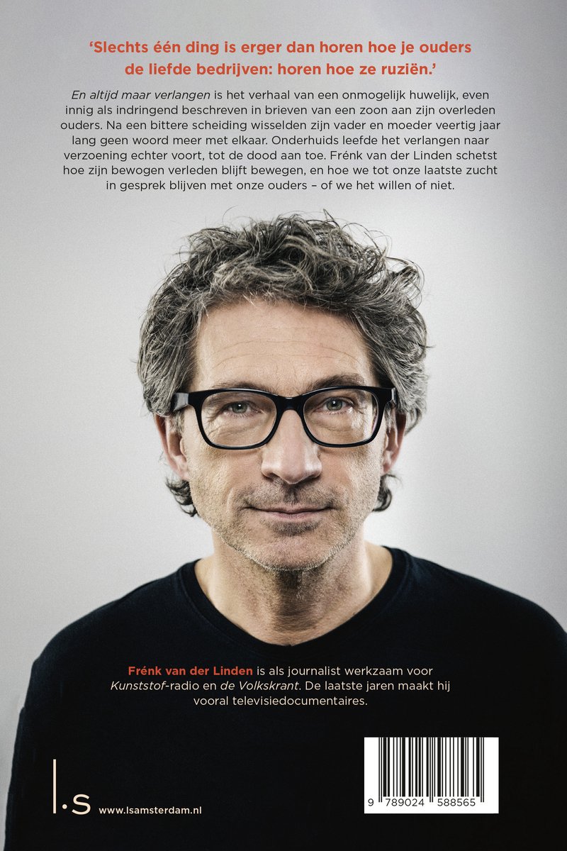 En altijd maar verlangen - back cover