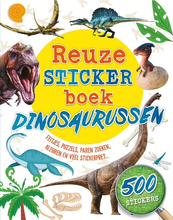 Reuzestickerboeken - Reuzestickerboek Dinosaurussen - cover