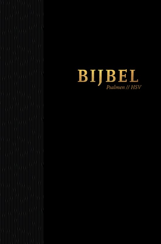 Bijbel (HSV) met Psalmen - hardcover zwart - cover