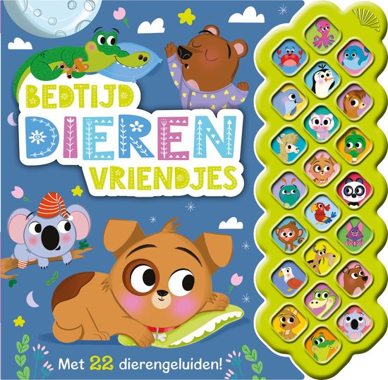 Bedtijd dierenvriendjes - geluidenboek - cover