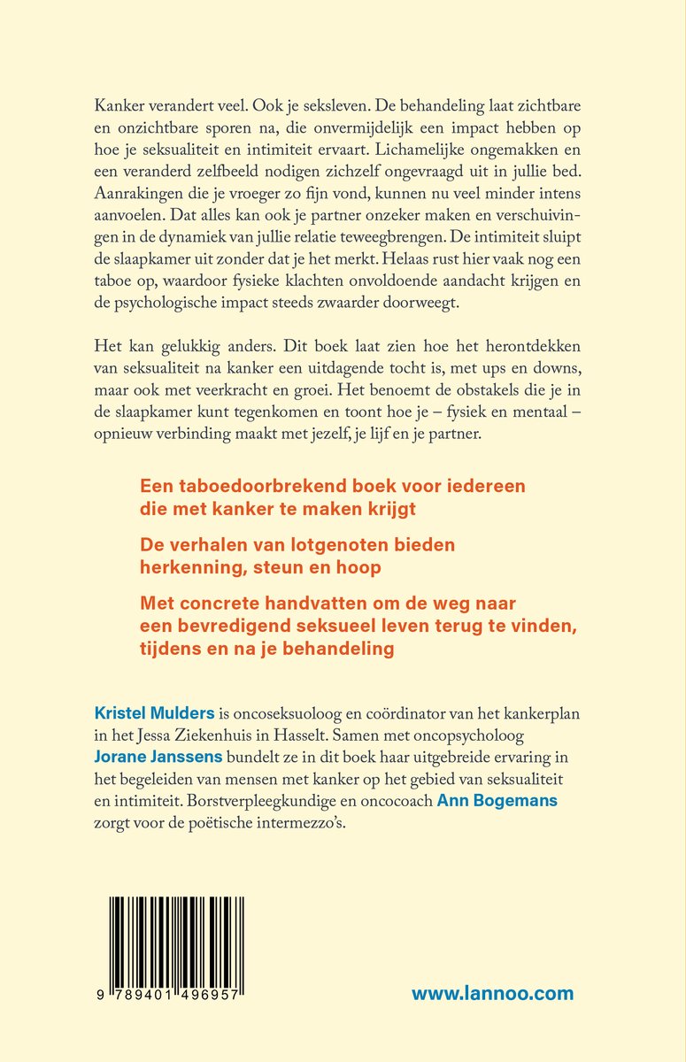 Kanker in de slaapkamer - back cover