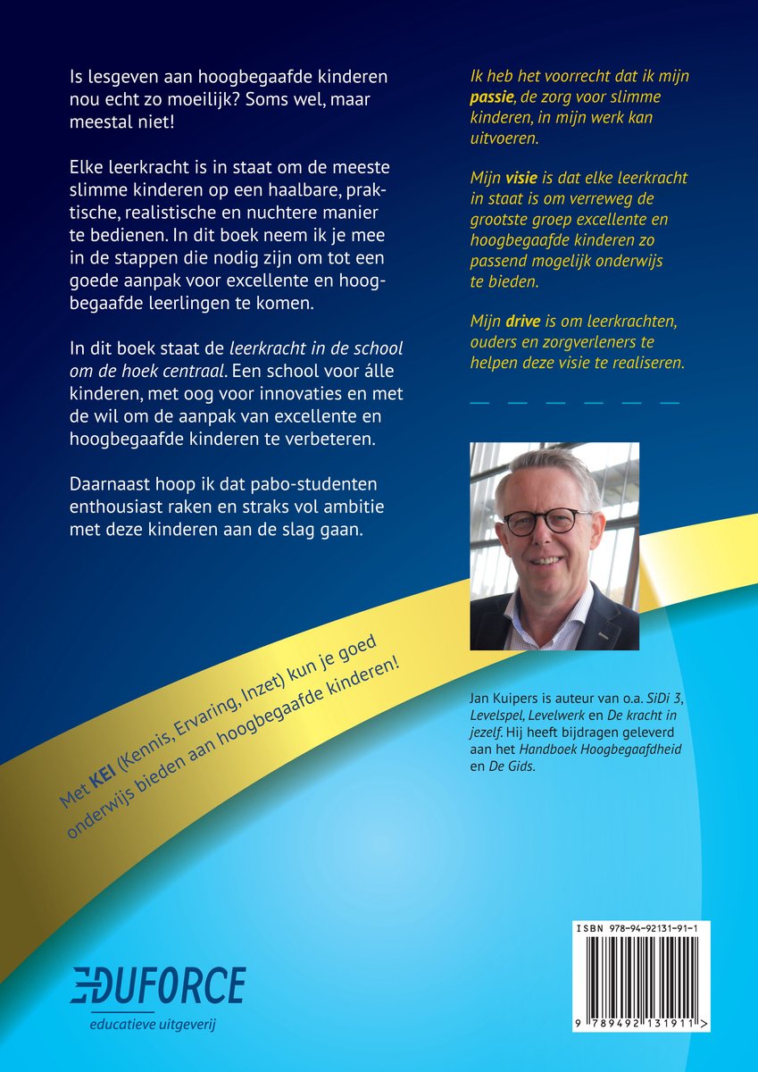 Kei in hoogbegaafdheid - back cover
