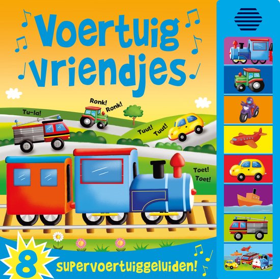 Voertuigvriendjes - Geluidenboek - cover