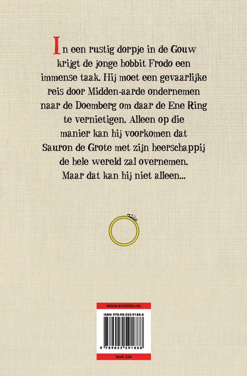 In de ban van de ring - back cover