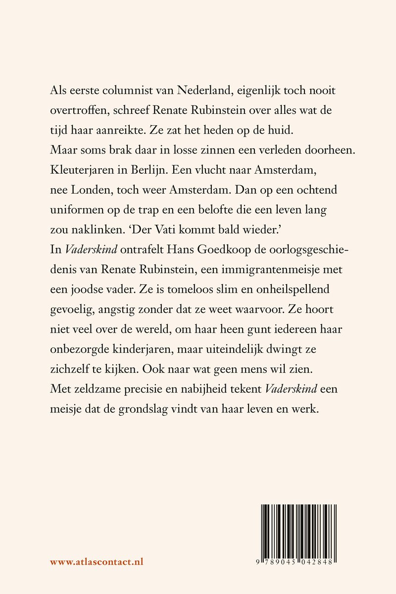 Vaderskind - back cover