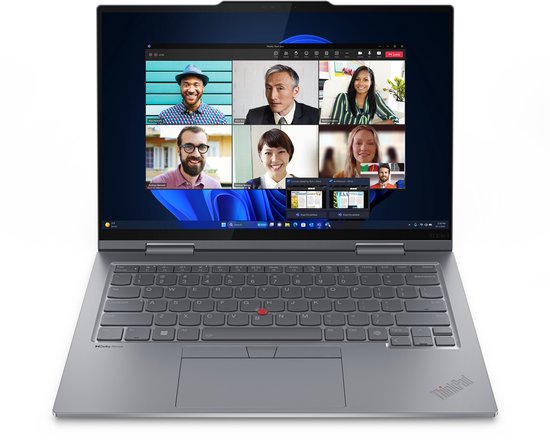 Lenovo ThinkPad X1 2-in-1 Gen 9 Intel Core Ultra 5 125U Hybride (2-in-1) 35,6 cm (14") Touchscreen WUXGA 32 GB LPDDR5x-SDRAM 1 TB SSD Wi-Fi 6E (802.11ax) Windows 11 Pro Spaans Grijs - Lenovo - Hoofdafbeelding