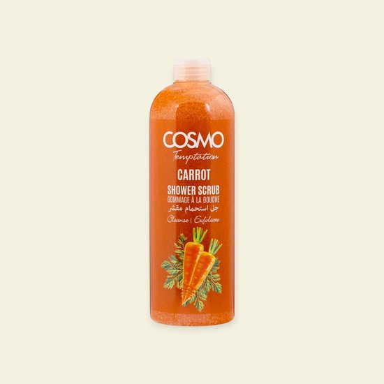 Gel Douche éclaircissant Et Gommant 1000 Ml - À La Carotte Et Au Miel Doux - Marque Générique