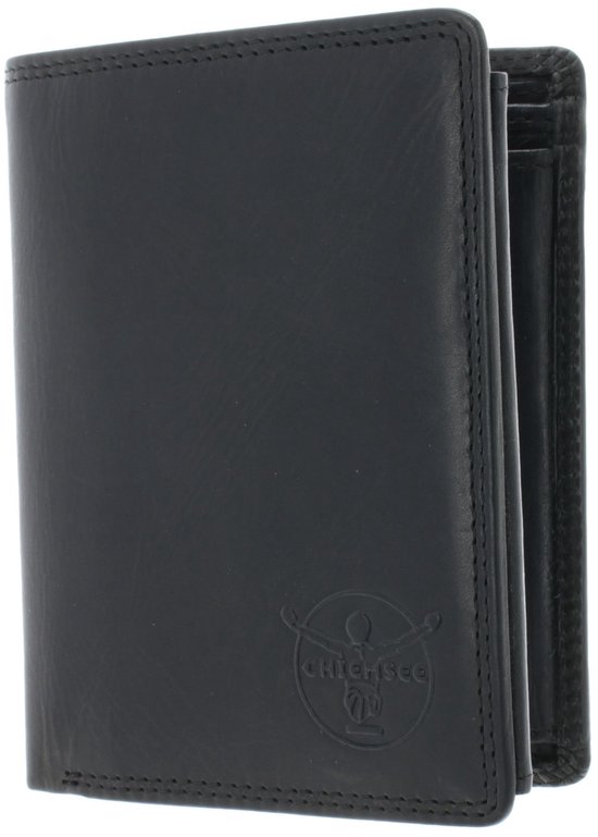 CHIEMSEE Cuir Porte-monnaie Dalian Wallet With Flap Black Noir