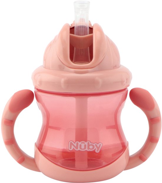 Nuby Flip-It Drinkbeker - 240 ml - Roze