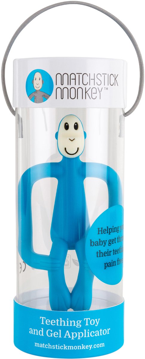 MatchStick Monkey bijtring Blauw van Matchstick Monkey — afbeelding 4